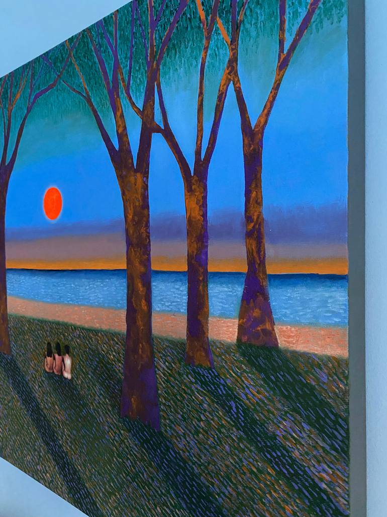 Original Figurative Landscape Painting by Stefano Pallara