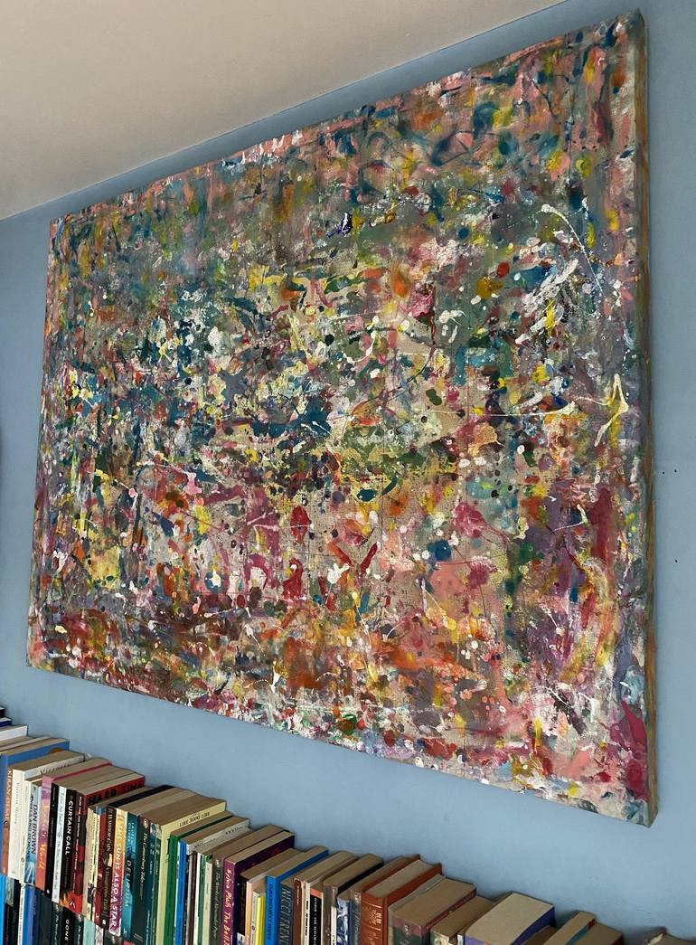 Original Abstract Expressionism Abstract Painting by Stefano Pallara