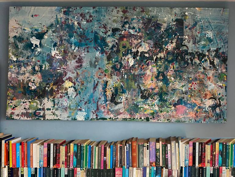 Original Abstract Expressionism Abstract Painting by Stefano Pallara
