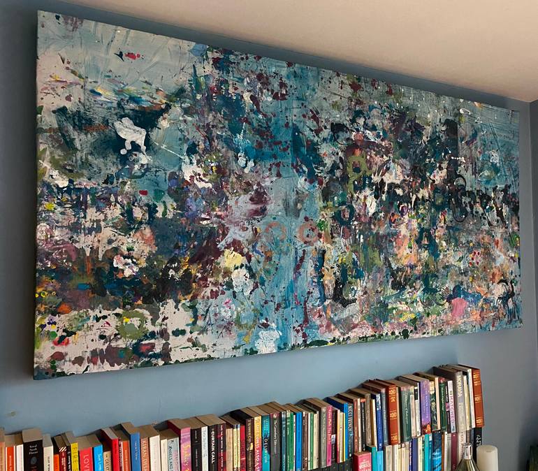 Original Abstract Expressionism Abstract Painting by Stefano Pallara