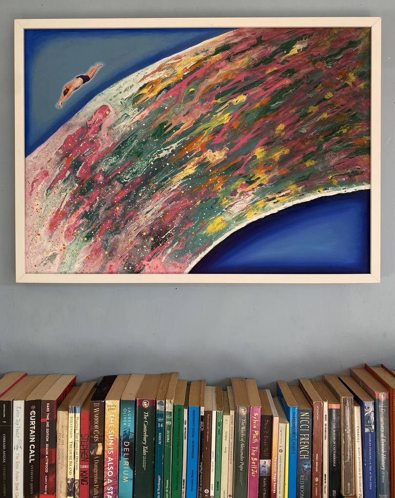 Original Surrealism Seascape Painting by Stefano Pallara