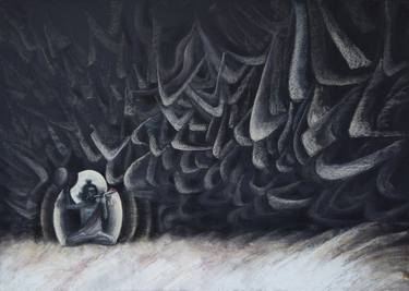 Print of Surrealism Fantasy Paintings by Gribachev Yaroslav