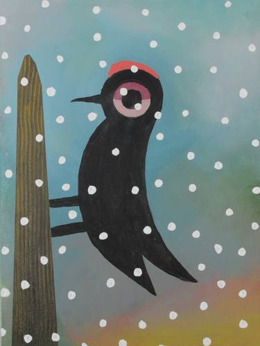 Original Geometric Nature Painting by Milton Ausherman