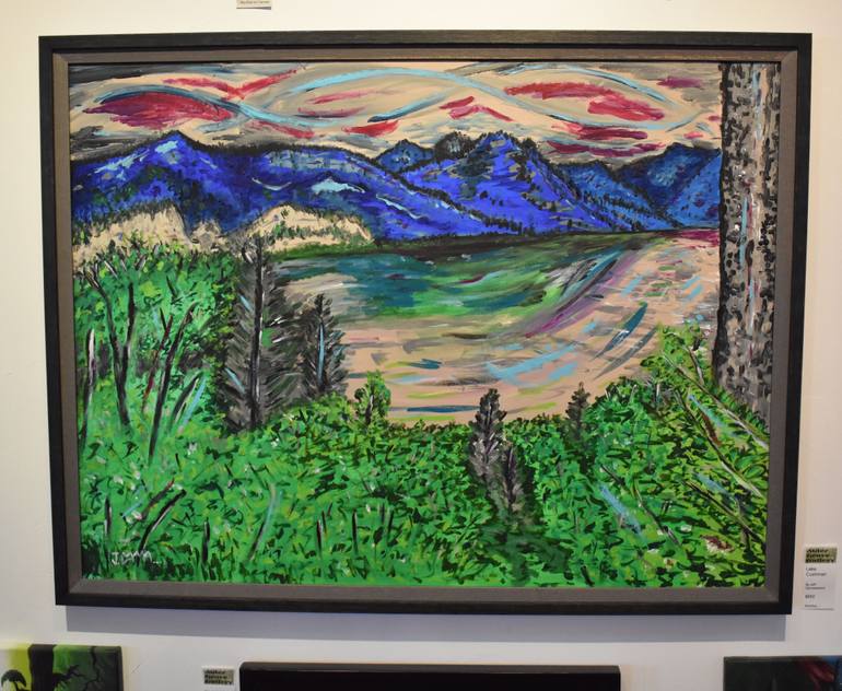 Original Impressionism Landscape Painting by Jeffrey Damasiewicz