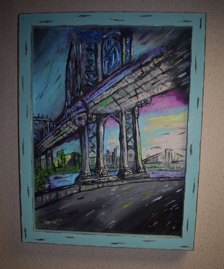 Original Impressionism Cities Painting by Jeffrey Damasiewicz