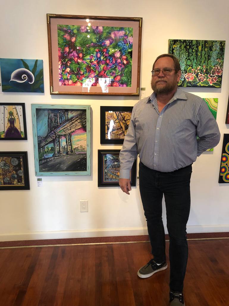 Original Impressionism Cities Painting by Jeffrey Damasiewicz