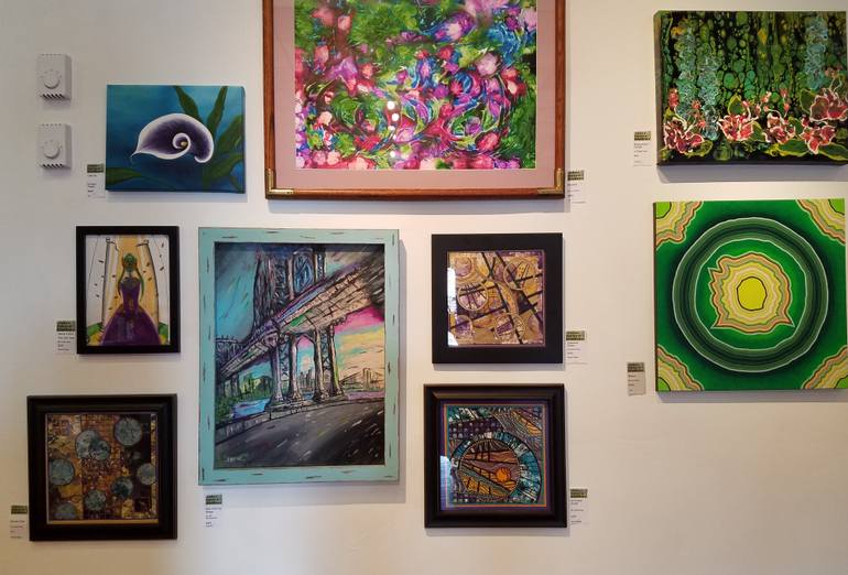 Original Impressionism Cities Painting by Jeffrey Damasiewicz