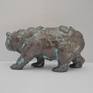 Bear patinaed bronze clay