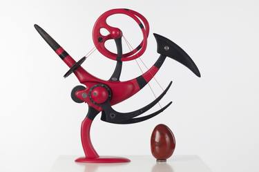 Kinetic sculpture “Bird With Egg” thumb