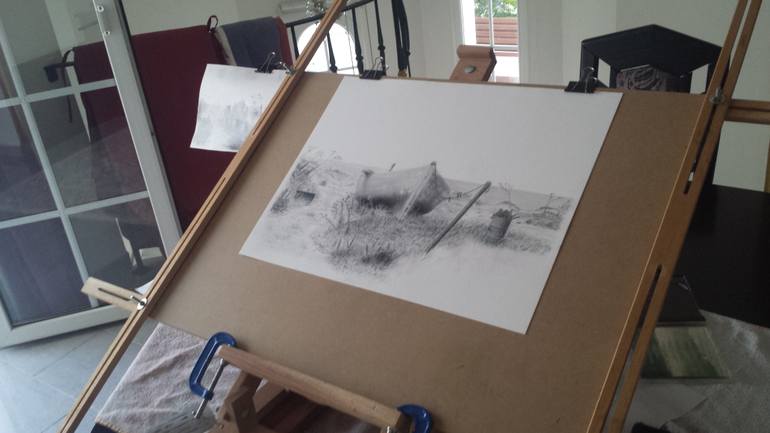 Original Illustration Boat Drawing by Duncan Gooding