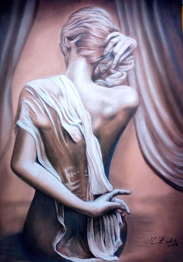 Original Figurative Nude Paintings by Tiziana Zimbalatti