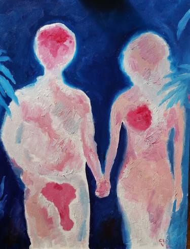 Print of Love Paintings by Victor Costachescu