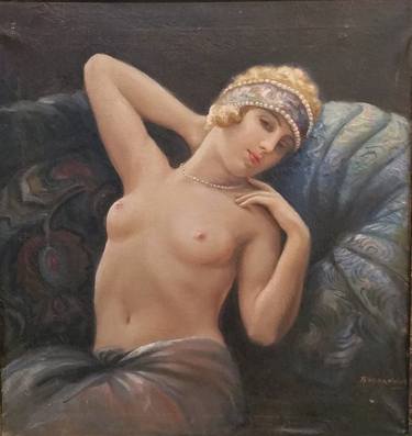 Original Fine Art Erotic Paintings by Victor Costachescu