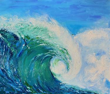 Original Expressionism Seascape Paintings by Victor Costachescu
