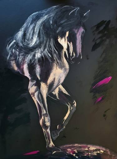 Original Expressionism Animal Paintings by Victor Costachescu