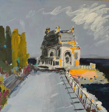 Original Impressionism Landscape Paintings by Victor Costachescu