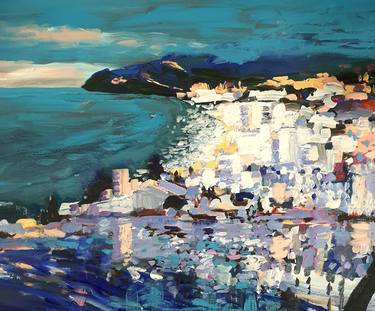Original Expressionism Seascape Paintings by Victor Costachescu