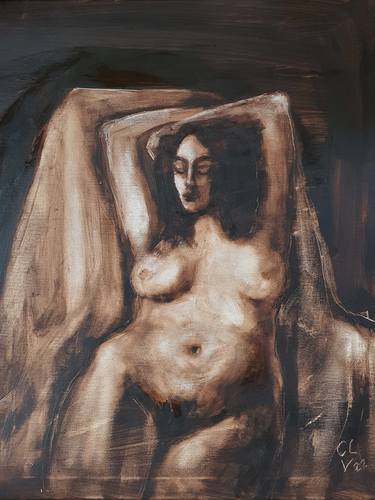 Original Nude Paintings by Victor Costachescu