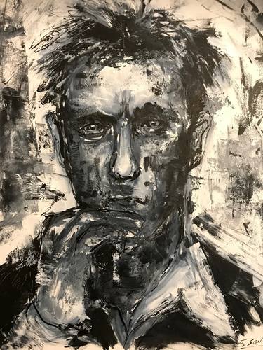 Original Abstract Celebrity Painting by Eric Son