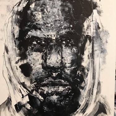 Original Abstract Celebrity Painting by Eric Son
