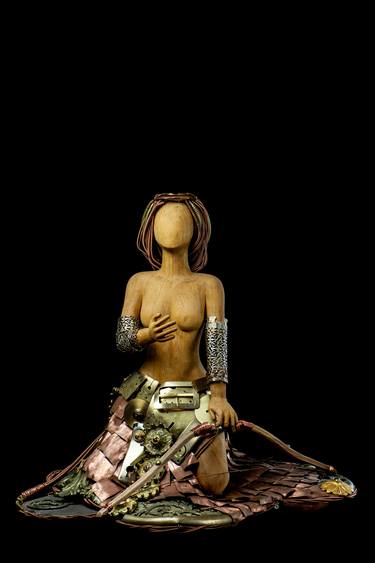 Original Figurative Women Sculpture by aurore montiel