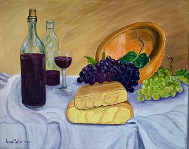Original Still Life Paintings by Busellato Marie-Ange