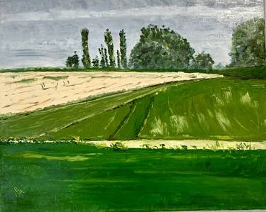 Original Landscape Painting by Busellato Marie-Ange