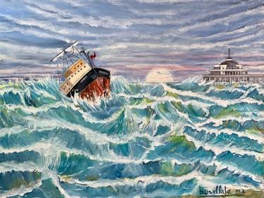 Original Boat Paintings by Busellato Marie-Ange