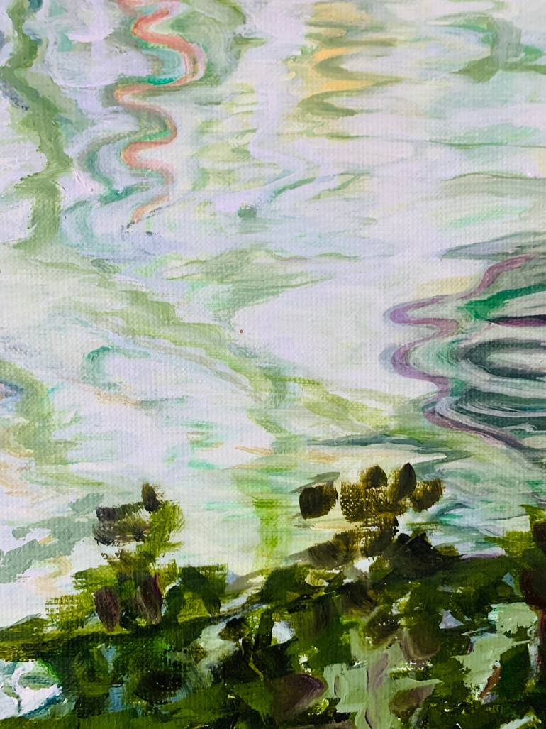 Original Abstract Nature Painting by Busellato Marie-Ange