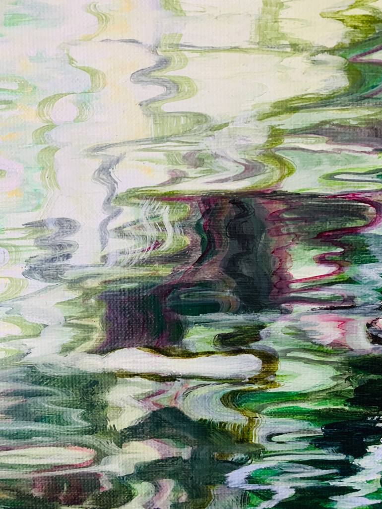 Original Abstract Nature Painting by Busellato Marie-Ange