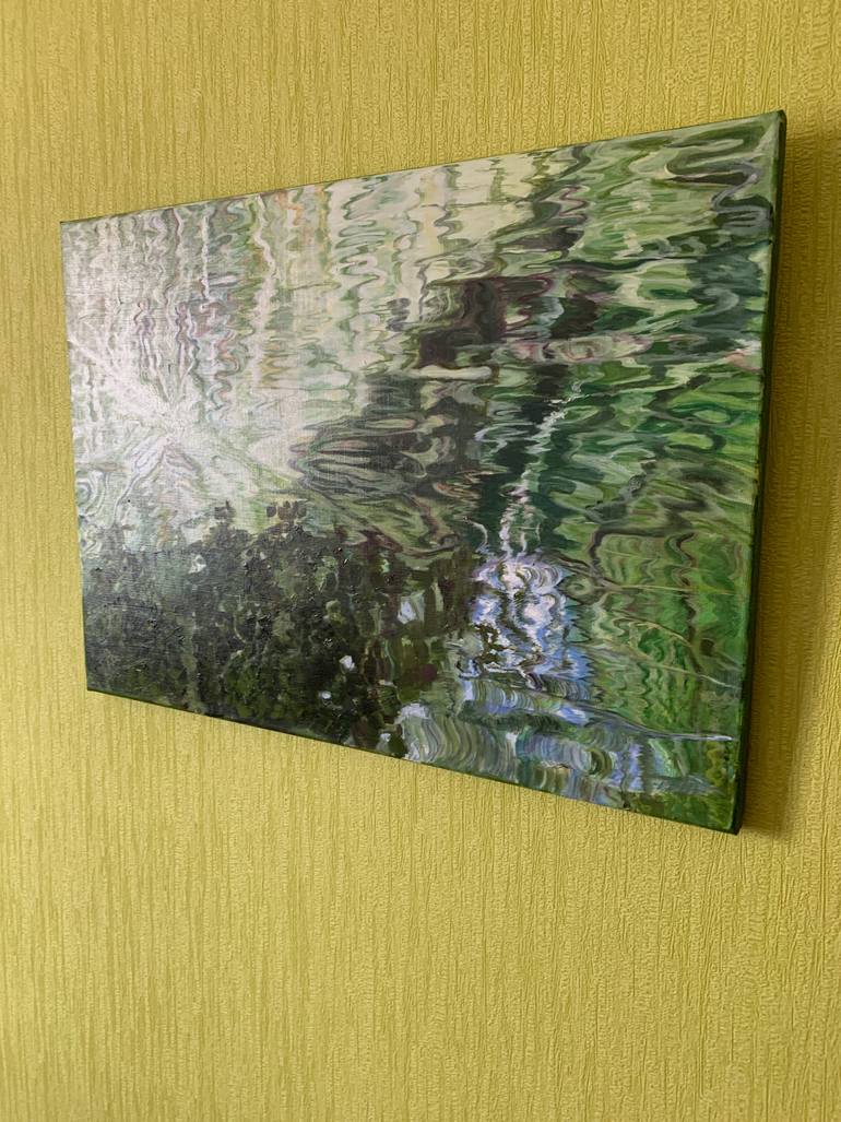 Original Abstract Nature Painting by Busellato Marie-Ange