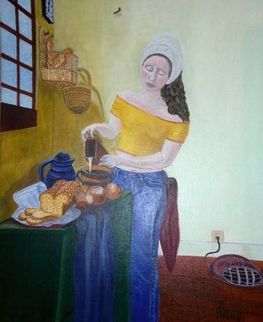 My modern "Milkmaid" of Vermeer thumb