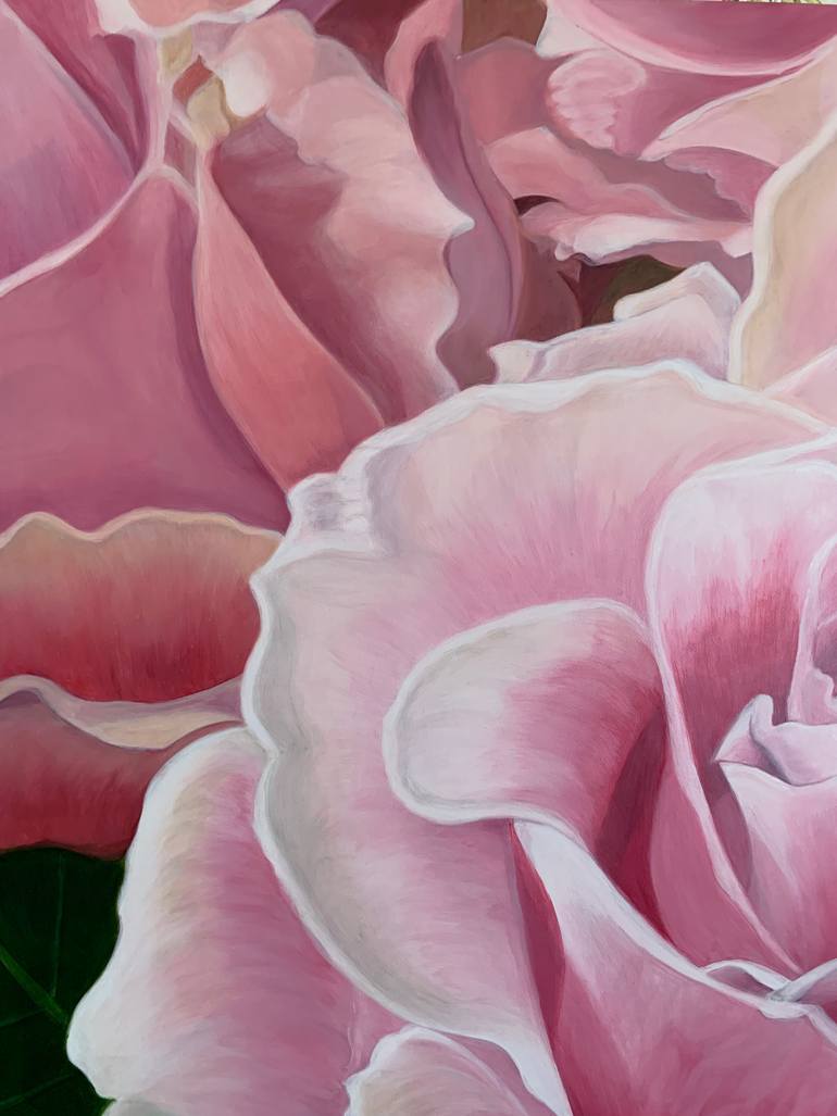 Original Art Deco Floral Painting by Busellato Marie-Ange