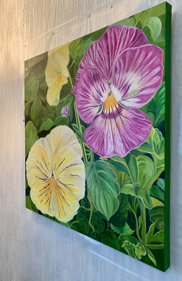 Original Figurative Floral Painting by Busellato Marie-Ange