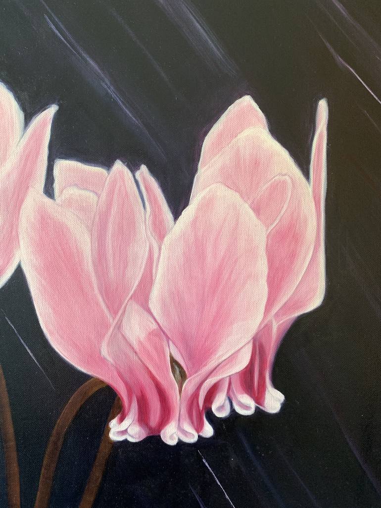 Original Figurative Floral Painting by Busellato Marie-Ange