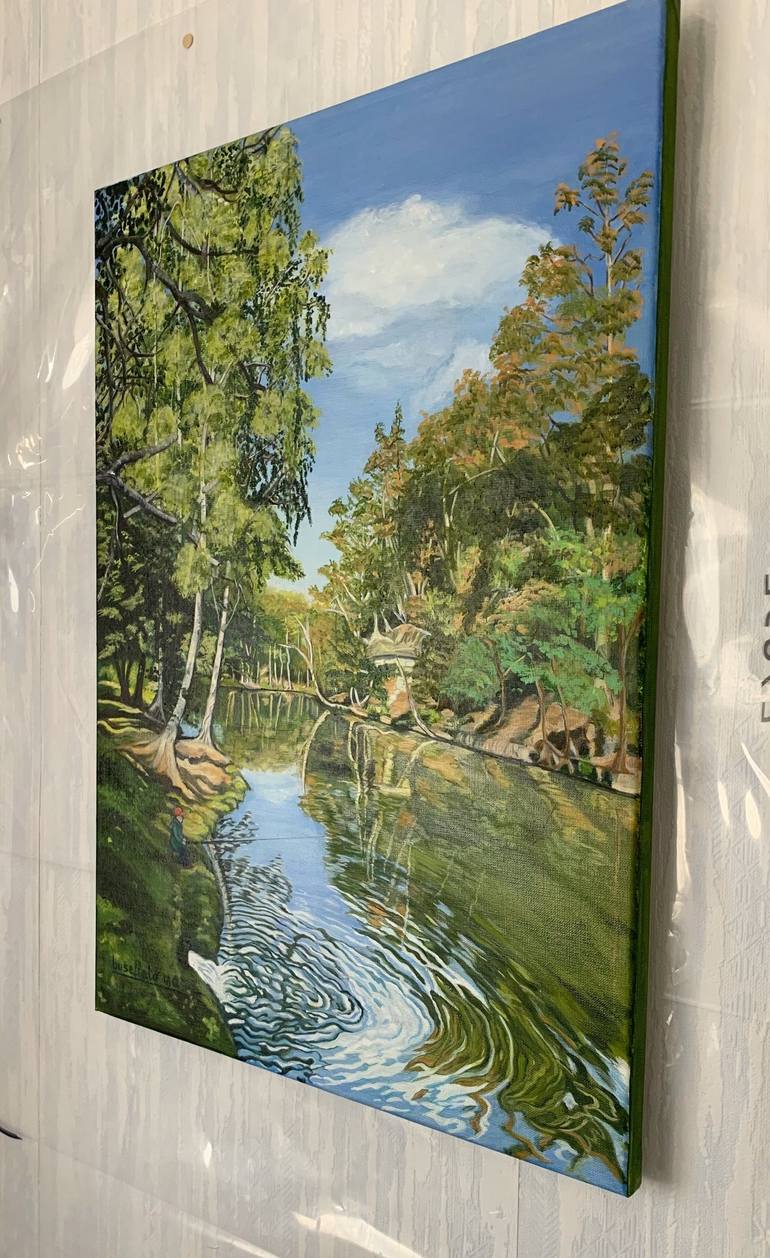 Original Landscape Painting by Busellato Marie-Ange