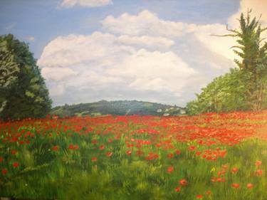 Original Landscape Paintings by Busellato Marie-Ange