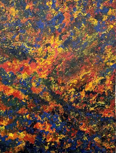 Original Abstract Expressionism Abstract Paintings by Howard Ziff