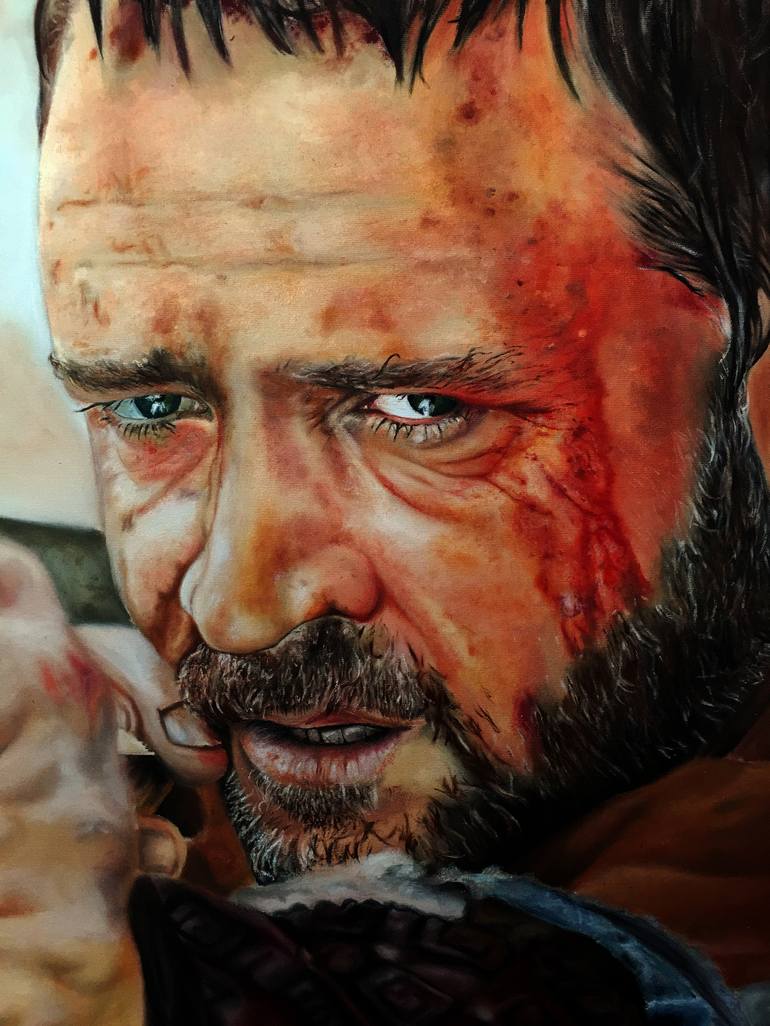 Original Portrait Painting by Nihan Akgün Dişlon