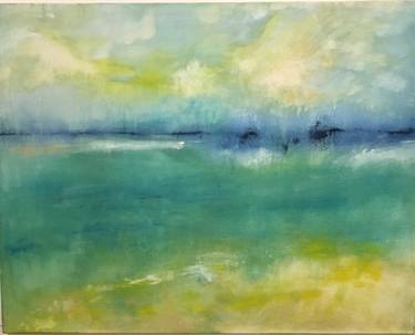 Original Abstract Expressionism Landscape Painting by Beth Ann Menchaca