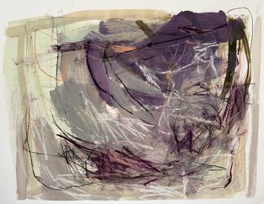 Original Abstract Expressionism Abstract Mixed Media by Iris Lehnhardt