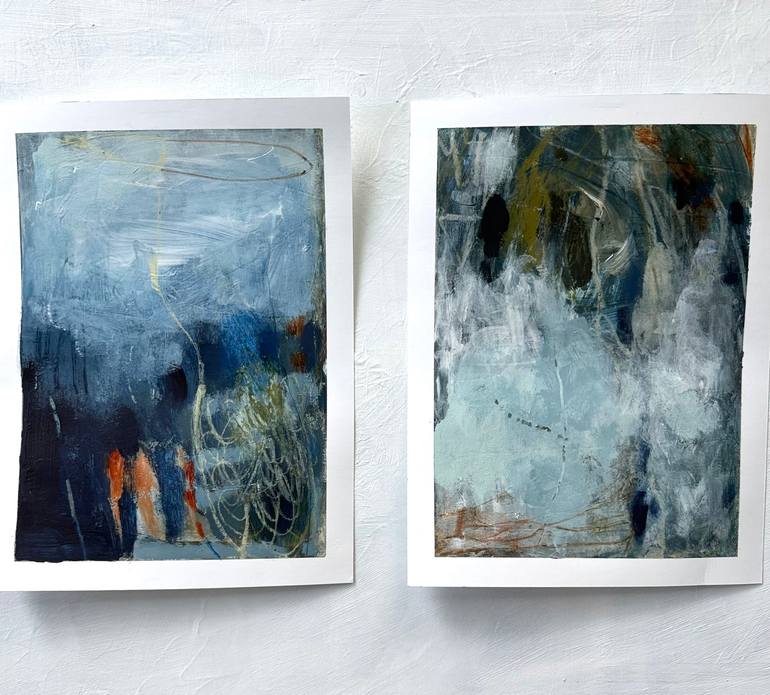 Original Abstract Expressionism Abstract Painting by Iris Lehnhardt