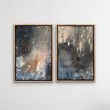 The space between (Diptych) by Iris Lehnhardt