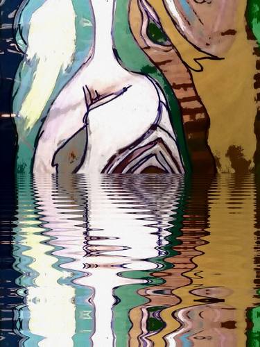 Original Abstract Fantasy Painting by Joseph Tany