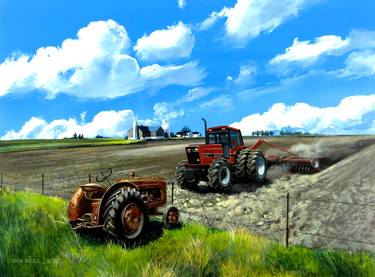 Original Rural life Paintings by Rich Thistle