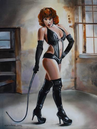 Original Figurative Erotic Paintings by Rich Thistle