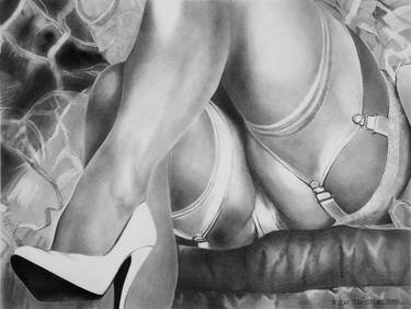 Original Figurative Erotic Drawings by Rich Thistle