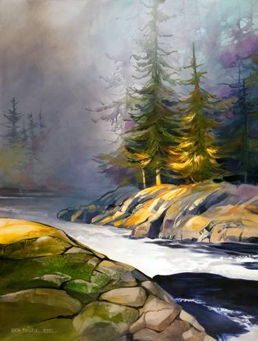 Original Fine Art Landscape Paintings by Rich Thistle