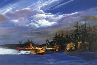 Original Airplane Paintings by Rich Thistle