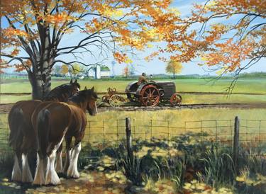 Original Fine Art Rural life Paintings by Rich Thistle